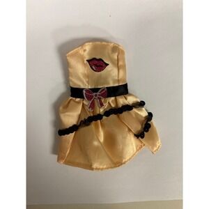 Barbie Be A Real Fashion Designer‎ Design Your Own Outfit Gold Satin Dress
